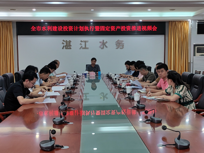 市水务局召开全市水利建设投资计划执行暨固定资产投资推进视频会