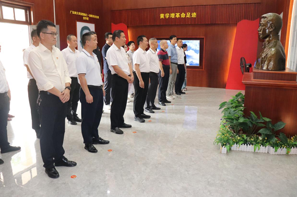 市科技局联合乐民镇开展“赓续红色基因血脉，科创助力产业发展”联学联建党日活动