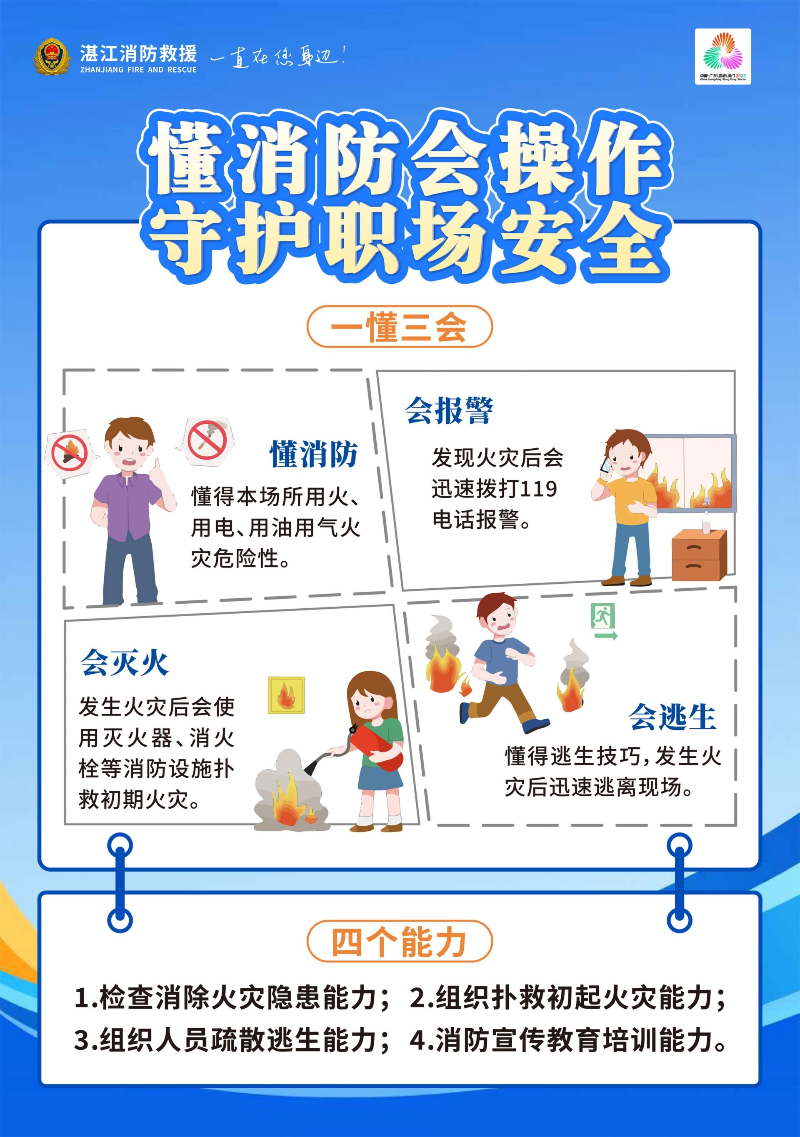 懂消防会操作 守护职场安全